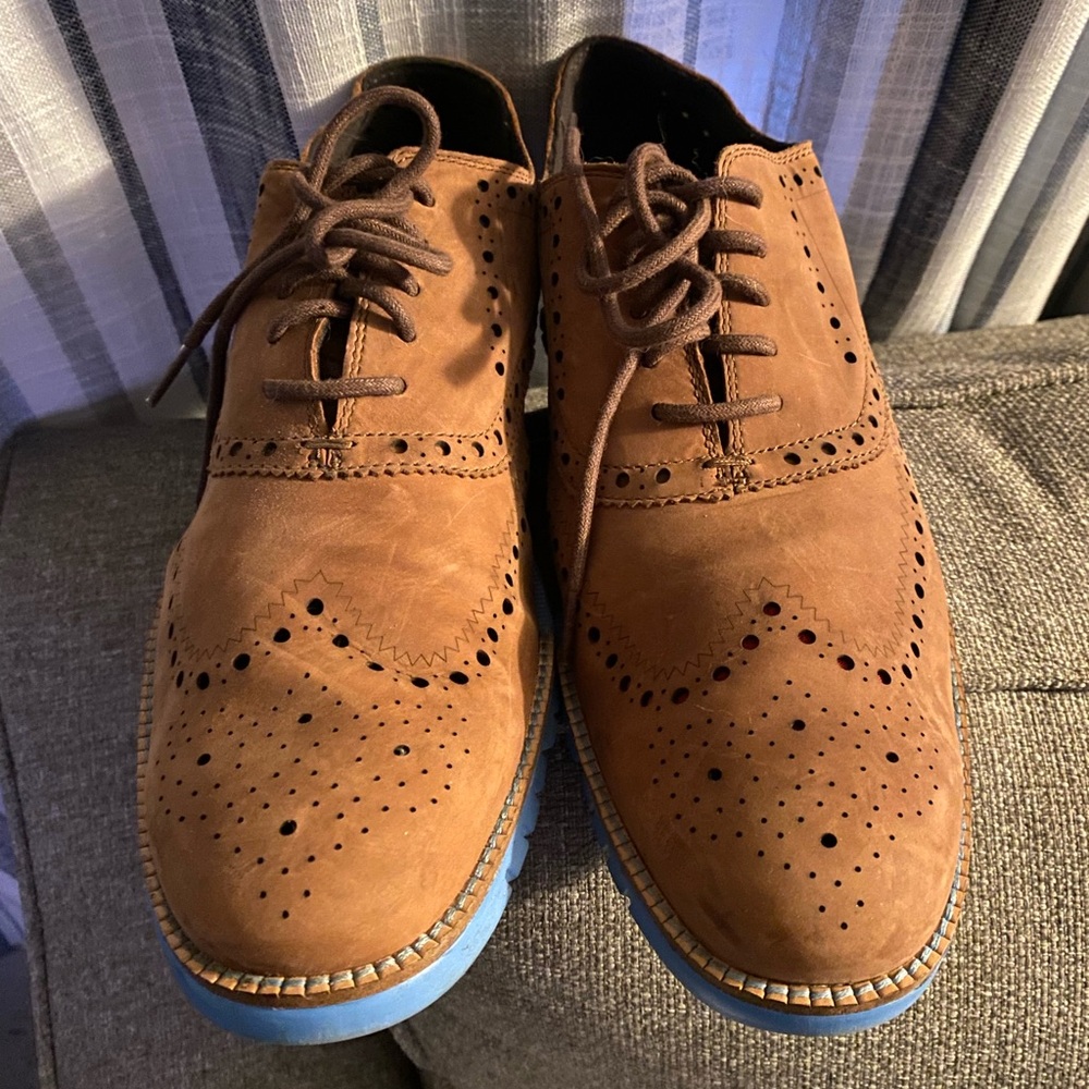 Men's Cole Haan Wingtips - Picture 2 of 5